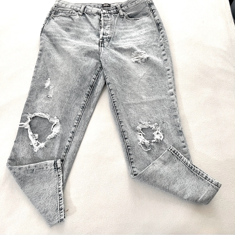 Simple Society Distressed Blue Jeans